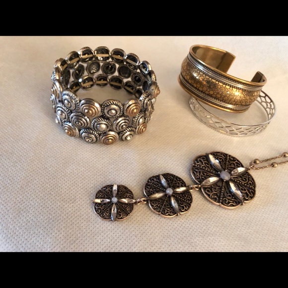 Boho Cuff bracelet set - Picture 7 of 8